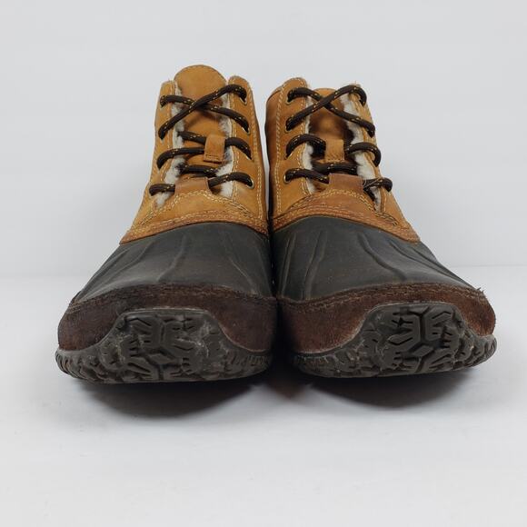 Cole Haan Air Vail Mens Size 10.5 Tan Brown Leather Waterproof Winter Boots - Picture 6 of 12